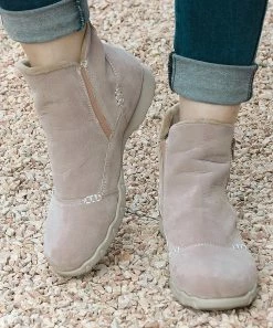 Best Sale 🔔 ROSY Pink Casual Ankle 🥾 Boots - 👩 Women 🛒 -ROSY SHOP zu100177004 alt 2 tm1633634338