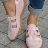 Best Pirce ✔️ ROSY Pink Strappy Flat - 👩 Women ⌛