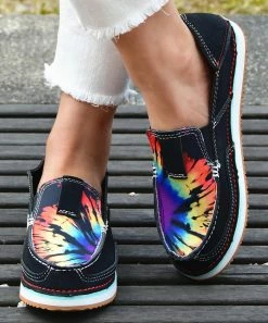 Deals π ROSY Navy Multicolor Tie-Dye Slip-On π Sneaker - π© Women π