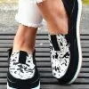 Top 10 🔥 ROSY Black & White Splatter Slip-On 👟 Sneaker - 👩 Women ✨