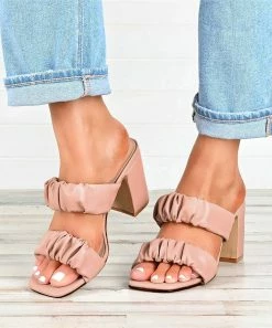 Flash Sale 🧨 ROSY Pink Block Heel 🩴 Sandals - 👩 Women ⭐