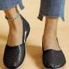 Cheapest 😀 ROSY Black Perforated Flat - 👩 Women 🥰