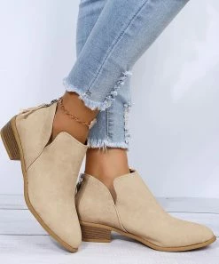 Best Sale 🎁 ROSY Khaki Block-Heel Bootie - 👩 Women 🧨