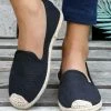 Deals 🎁 ROSY Black Espadrille Loafer - 👩 Women 🎉