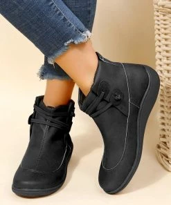 Best reviews of 🎁 ROSY Black Chukka Boot - 👩 Women 😀 -ROSY SHOP zu109393955 alt 2 tm1664639023