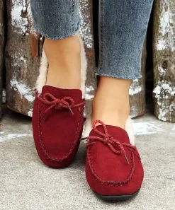 Best deal 👏 ROSY Wine Faux-Fur Loafer - 👩 Women 😉