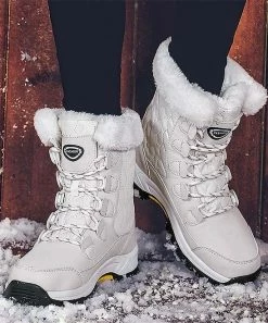 Best deal 🎁 ROSY White Faux Fur-Trim Winter Boot - 👩 Women 💯