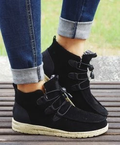 Best reviews of 🎉 ROSY Black Laced-Front Ankle Boot - 👩 Women 🧨