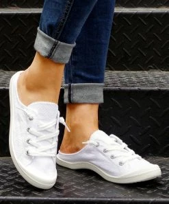 Coupon π₯° ROSY White Open-Back π Sneaker - π© Women β¨