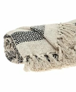 Brand new ✔️ Parkland Collection Beige Rosie Stripe Woven Throw 👏 -ROSY SHOP zu91058183 alt 3 tm1616680985