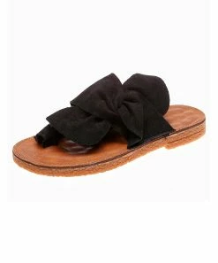 Budget 🎉 ROSY Black Knot Toe-Loop 🩴 Sandal - 👩 Women 👍 -ROSY SHOP zu94061776 alt 3 tm1652305342