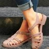 Cheap ✔️ ROSY Pink Strappy Closed-Toe Jelly 🩴 Sandal - 👩 Women 🛒