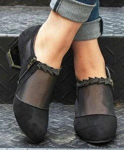 Cheapest 🎉 ROSY Black Rhinestone Triangle Mesh-Panel Bootie - 👩 Women 🔥 -ROSY SHOP zu97453782 alt 2 tm1625596802