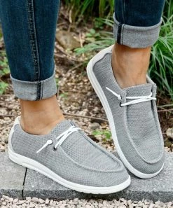 Deals π ROSY Gray Marled Boat π Shoe - π© Women β